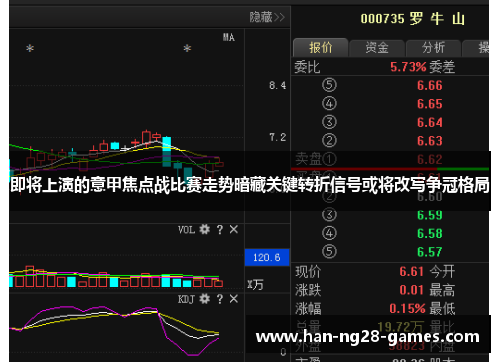 即将上演的意甲焦点战比赛走势暗藏关键转折信号或将改写争冠格局